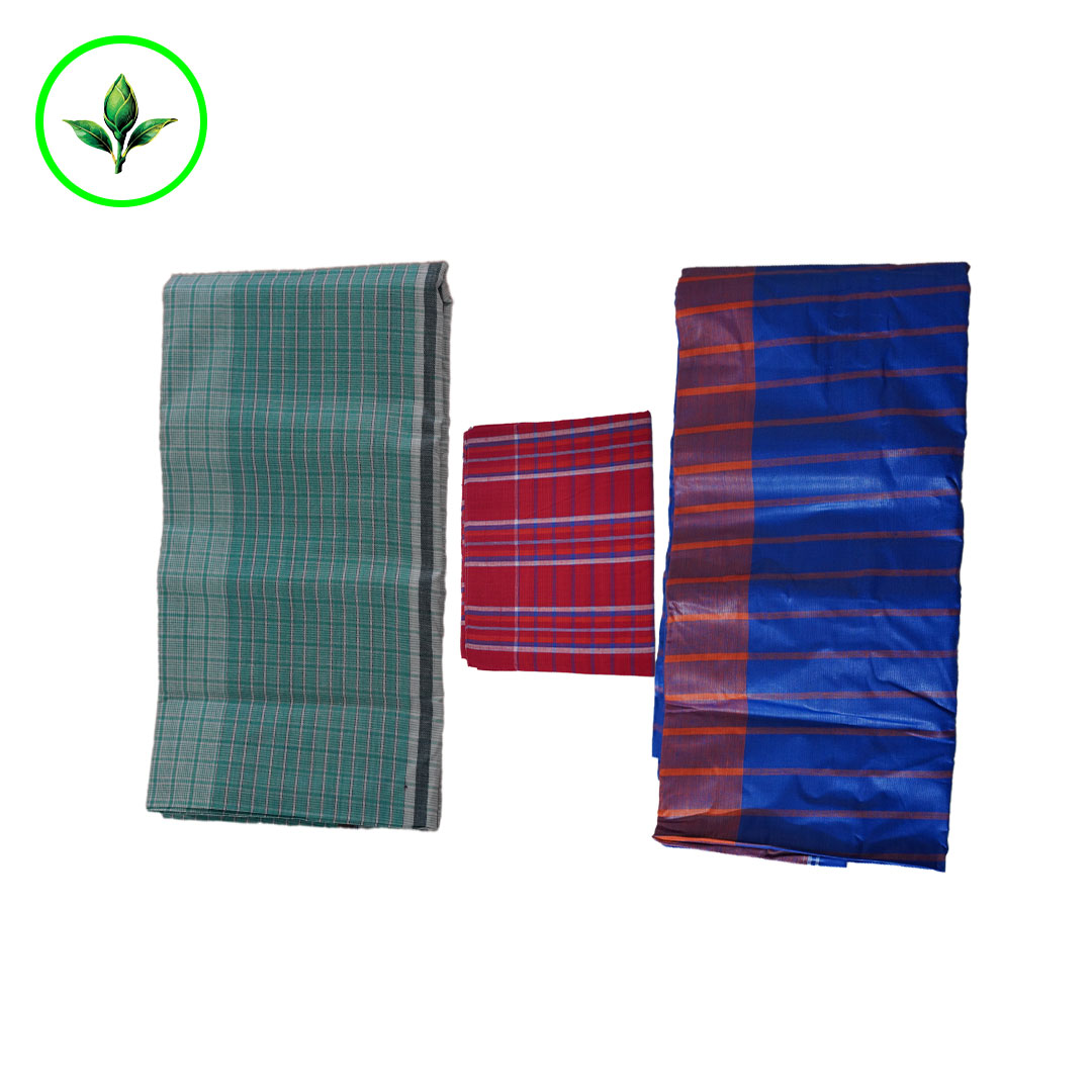 Premium Pure Cotton Lungi + Gamsa Combo